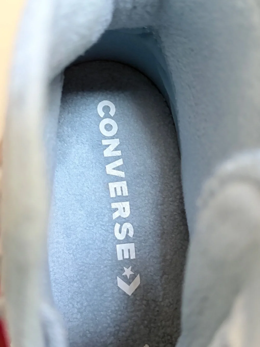 Converse Chuck Taylor Modern Lift Platform BLUE Suede Leather Fleece Lining